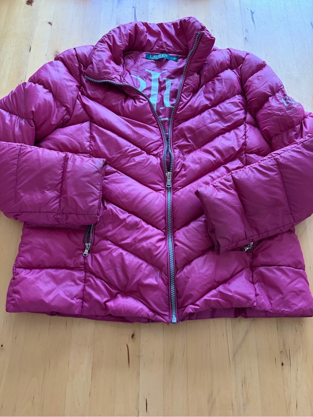 Ralph Lauren Quilted Puffer Jacket - Hot Pink